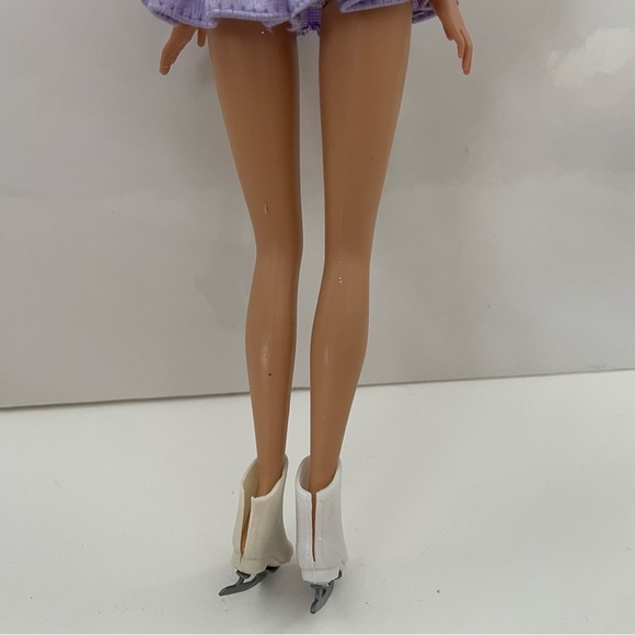Barbie Sporting Life Ice Skating Purple Dress Vintage - Picture 6 of 6